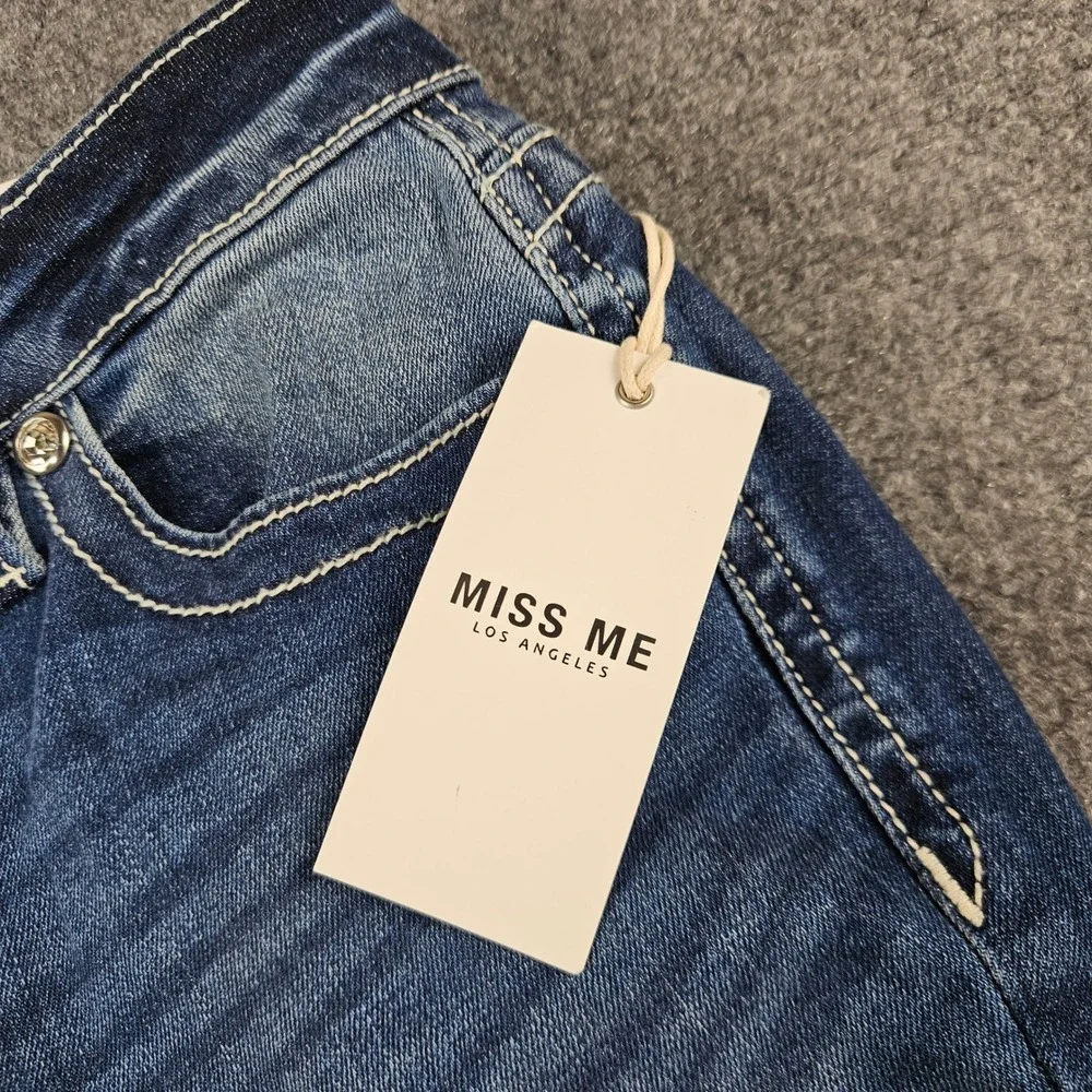 Miss Me Mid-Rise Bootcut Jeans Dark Wash SR201BL Size 28 NWT